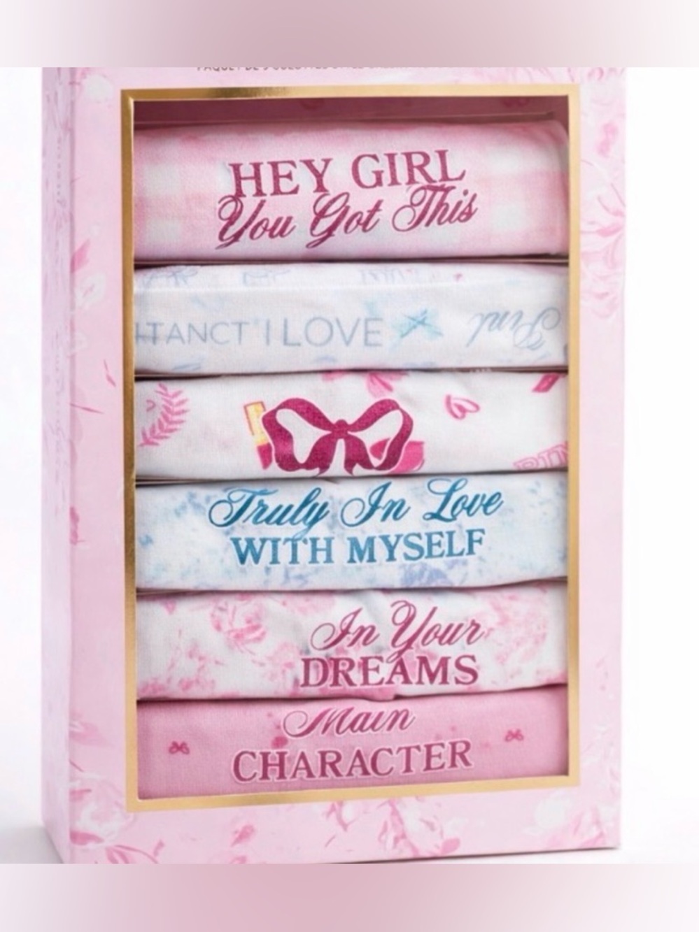 Victoria's Secret PINK x LoveShackFancy "Love Notes" Cheeky Panties Set. Limited